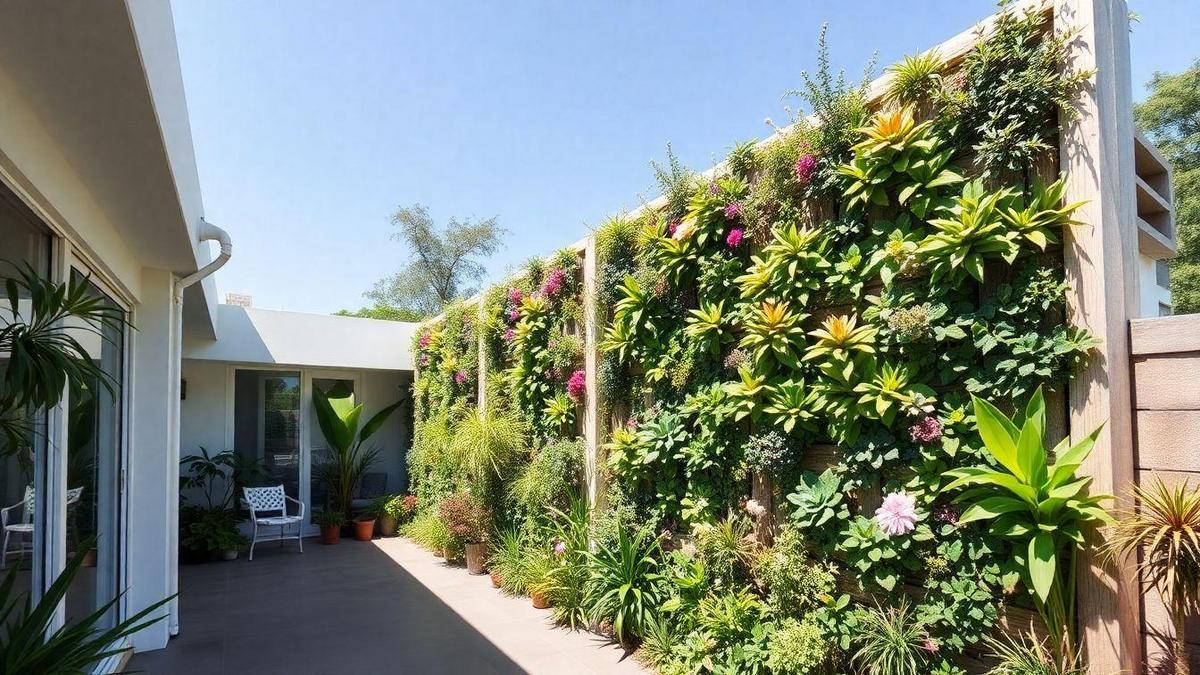 Benefícios da Jardinagem Vertical com Materiais Reciclados