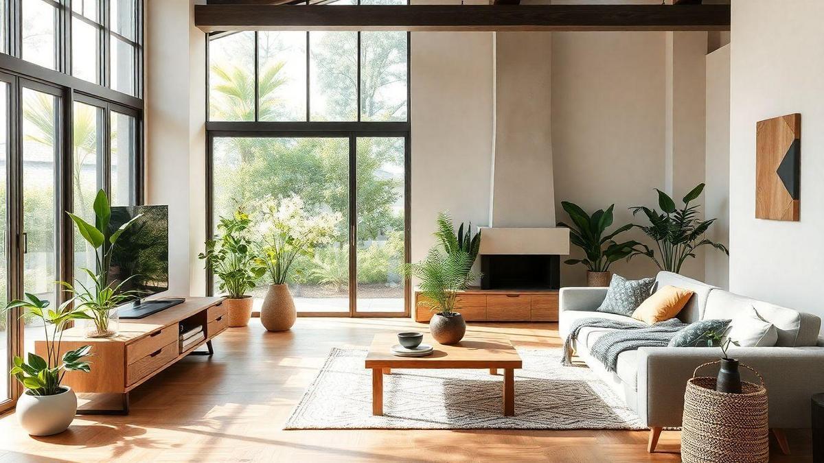 Decoração ecológica com móveis sustentáveis