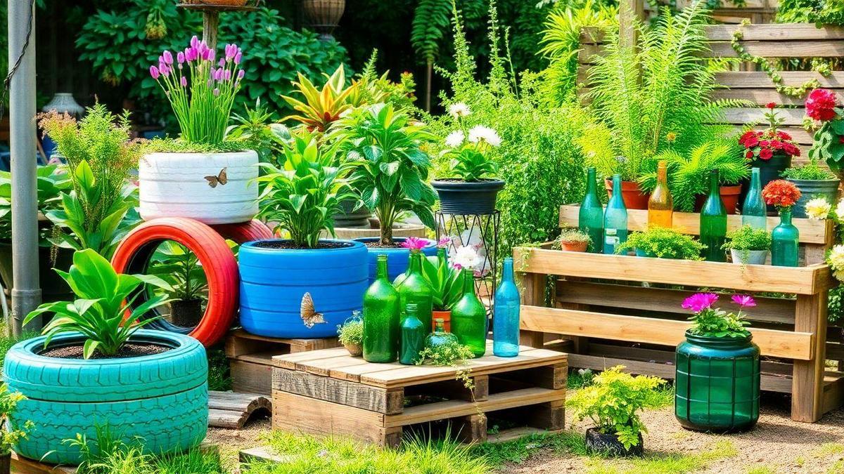 DIY Jardinagem: Transformando Materiais Reciclados em Arte Verde
