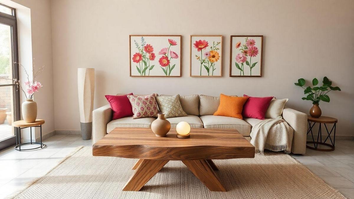 Decoração da casa com artesanato simples