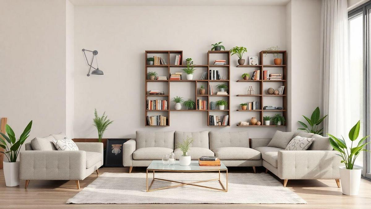 Soluções de armazenamento vertical em projetos de decoração simples Soluções de armazenamento vertical em projetos de decoração simples