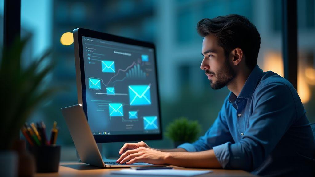 Automação de email frio e sequências de follow-up por email para escala