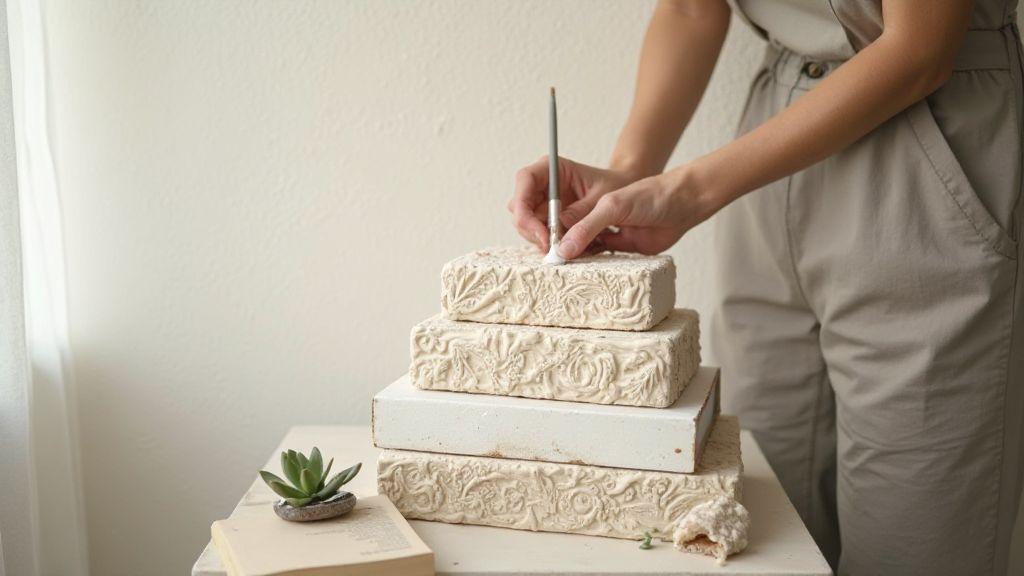 Acabamento, estética e manutenção em um tutorial prateleira flutuante fácil